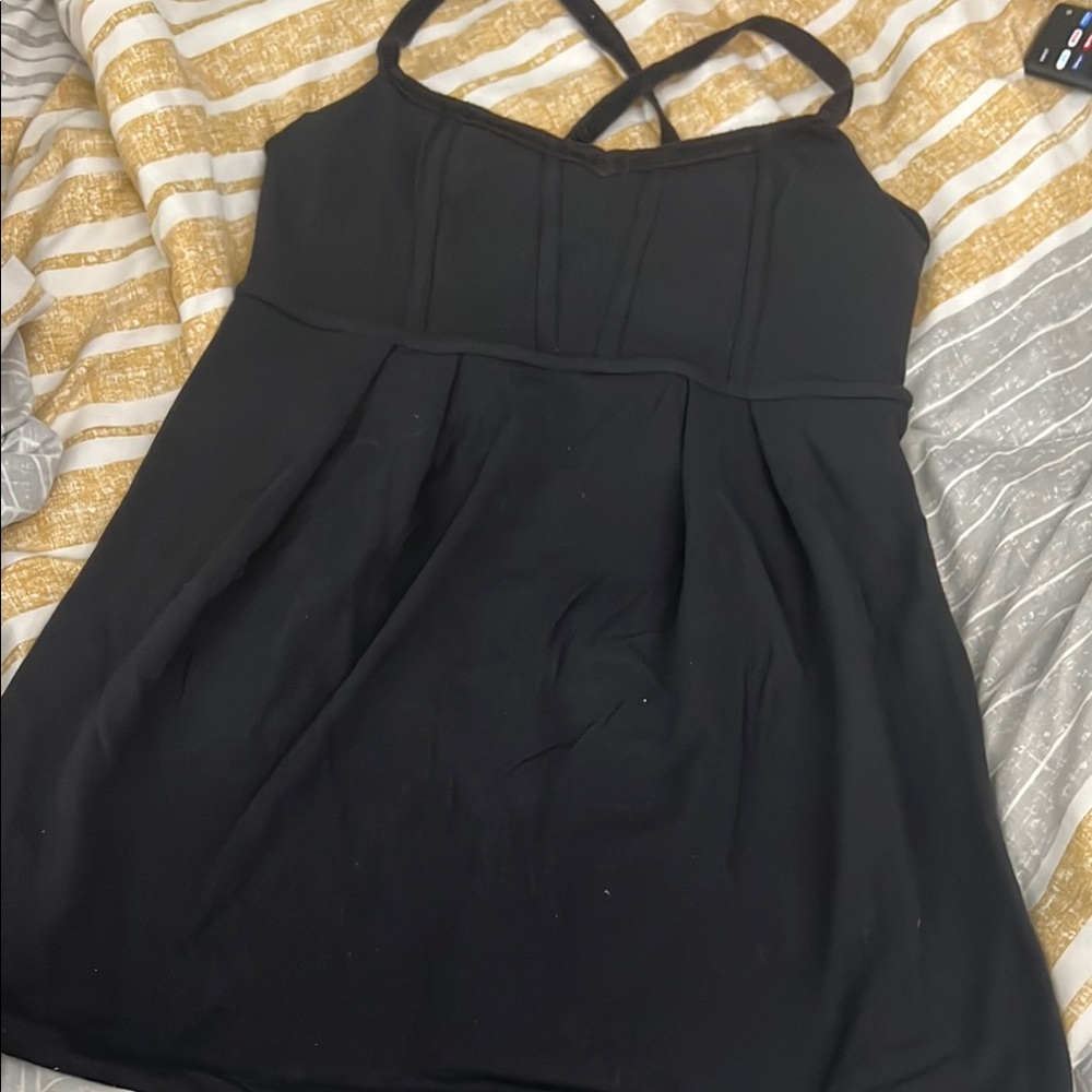 Black Strappy Lululemon top